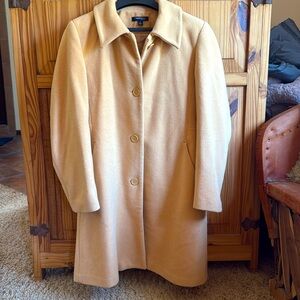 Camel wool blend coat